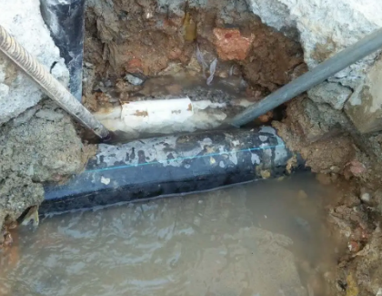 沙洋测漏水之水管漏水